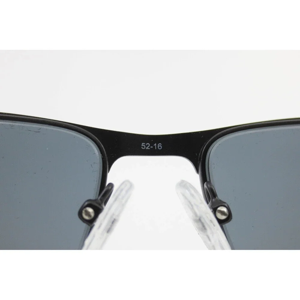 Robert Mitchel Rectangular Eyeglasses Frames Dark Brown Metal 52-16 37520